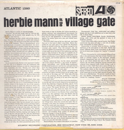 Herbie Mann : Herbie Mann At The Village Gate (LP, Album, MGM)
