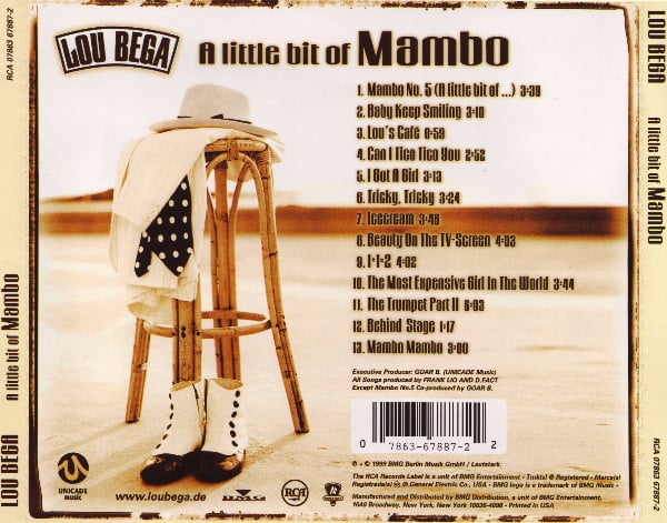 Lou Bega : A Little Bit Of Mambo (CD, Album, Son)