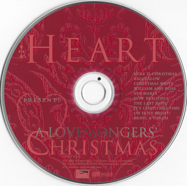 Heart : Presents A Lovemongers' Christmas (HDCD, Album, RE)