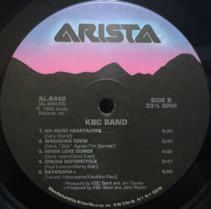 KBC Band (2) : KBC Band (LP, Album, Ind)