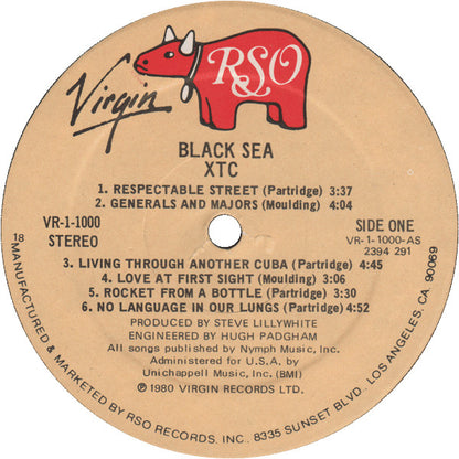 XTC : Black Sea (LP, Album, Pre)
