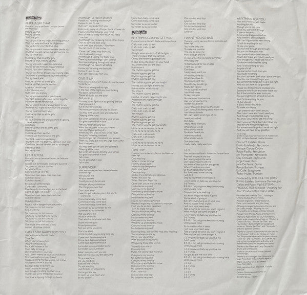 Miami Sound Machine : Let It Loose (LP, Album, Car)