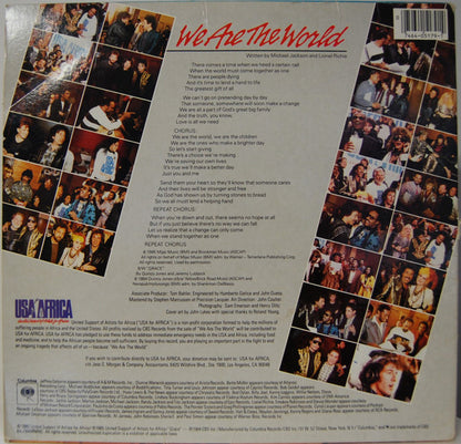 USA For Africa : We Are The World (12", Single)