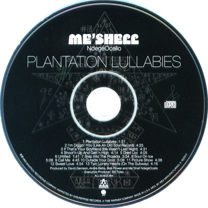 Me'Shell NdegéOcello : Plantation Lullabies (CD, Album, RP)