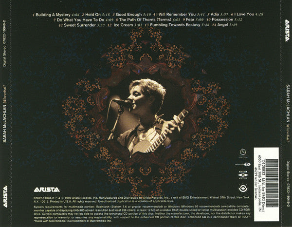 Buy Sarah McLachlan : Mirrorball (CD, Album, Club, Enh) Online for