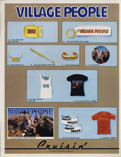 Village People : Cruisin' (LP, Album, 60 )