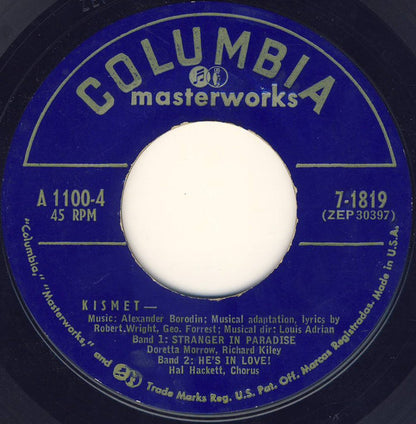Doretta Morrow, Joan Diener, Henry Calvin, Richard Kiley, Alfred Drake : Kismet (4x7", Album, EP + Box)