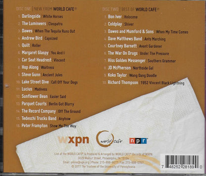 Various : Live At The World Cafe 25th Anniversary Edition Volume 41 (2xCD, Comp, Smplr)