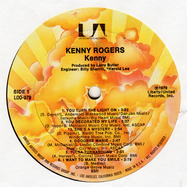 Buy Kenny Rogers : Kenny (LP, Album, All) Online for a great price
