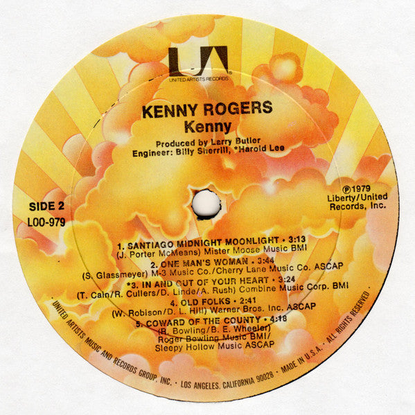 Buy Kenny Rogers : Kenny (LP, Album, All) Online for a great price
