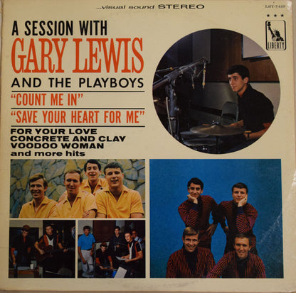 Gary Lewis & The Playboys : A Session With Gary Lewis And The Playboys (LP, Album)