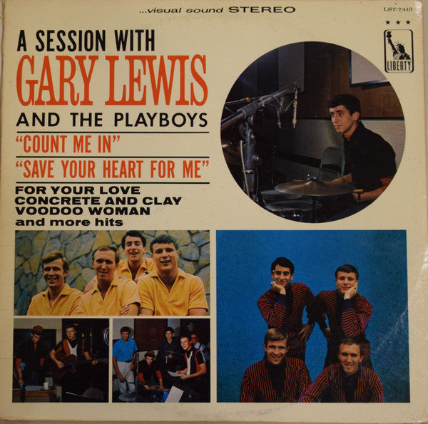 Gary Lewis & The Playboys : A Session With Gary Lewis And The Playboys (LP, Album)