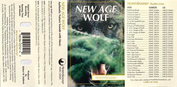 Robert W. Baldwin : New Age Wolf (Cass, Album)