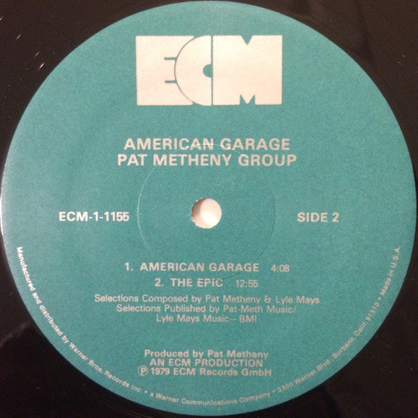 Pat Metheny Group : American Garage (LP, Album, Wak)