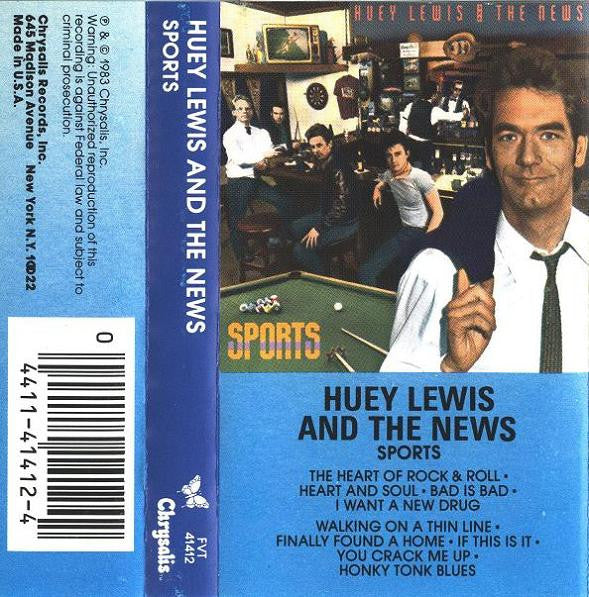 Huey Lewis And The News* : Sports (Cass, Album, Peb)