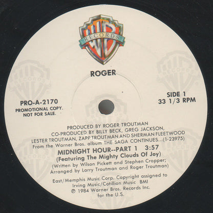 Roger Troutman : Midnight Hour (12", Single, Promo)