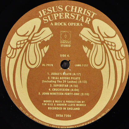 Andrew Lloyd Webber And Tim Rice : Jesus Christ Superstar - A Rock Opera (2xLP, Album)