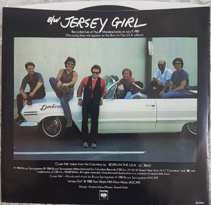 Bruce Springsteen : Cover Me (7", Single, Pit)