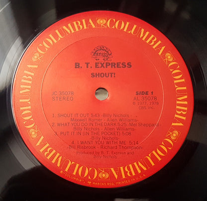 B.T. Express : Shout! (Shout It Out) (LP, Album)