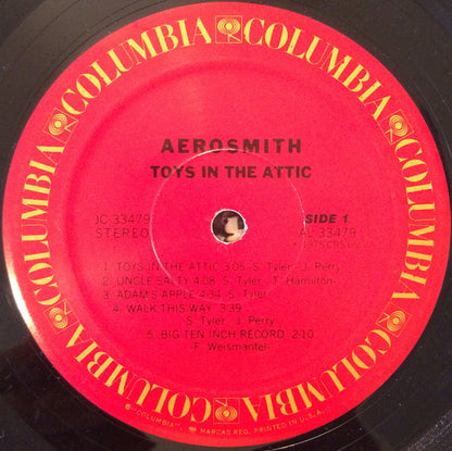 Aerosmith : Toys In The Attic (LP, Album, RE, Spe)