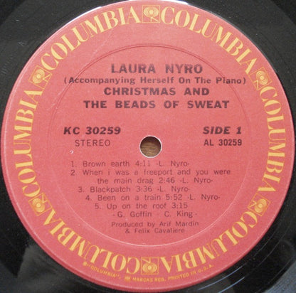 Laura Nyro : Christmas And The Beads Of Sweat (LP, Album, Pit)