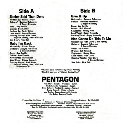 Pentagon (5) : 4 Sides Of (12", EP)