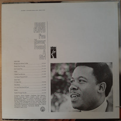 Eddie Floyd : I've Never Found A Girl (LP, Album, Mon)