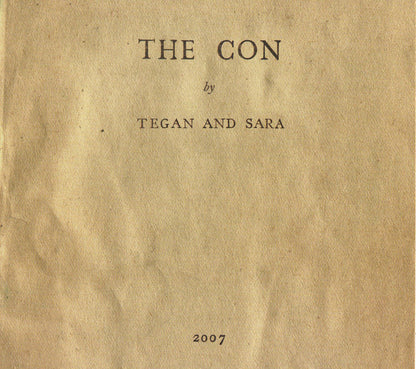Tegan and Sara : The Con (CD, Album, Dig)