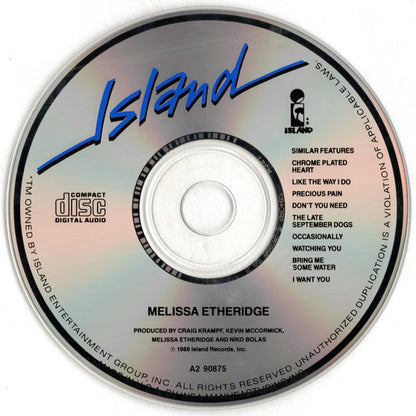 Melissa Etheridge : Melissa Etheridge (CD, Album, Club)