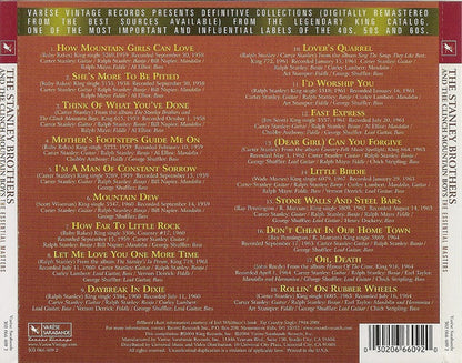 The Stanley Brothers And The Clinch Mountain Boys : The Essential Masters (CD, Comp, RM)