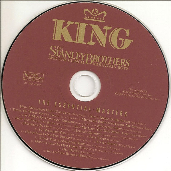 The Stanley Brothers And The Clinch Mountain Boys : The Essential Masters (CD, Comp, RM)