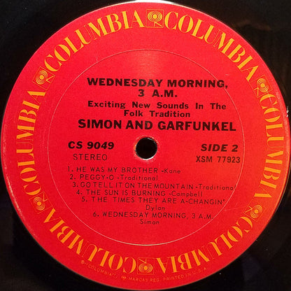 Simon & Garfunkel : Wednesday Morning, 3 A.M. (LP, Album, RE)