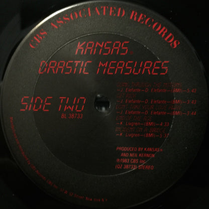 Kansas (2) : Drastic Measures (LP, Album, Pit)