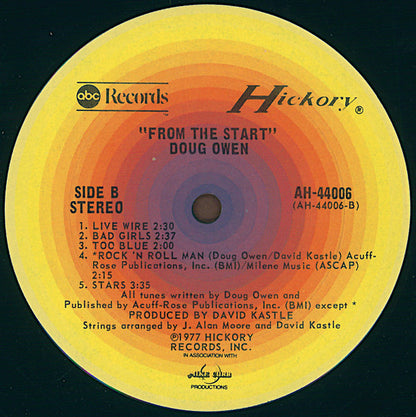 Doug Owen : From The Start (LP, Album)