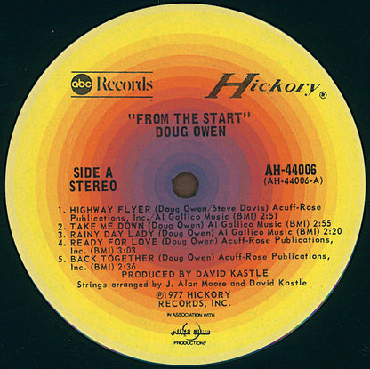 Doug Owen : From The Start (LP, Album)