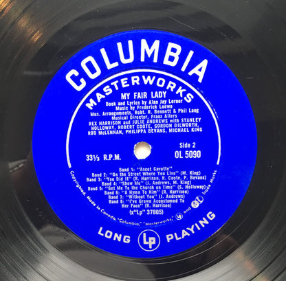 Rex Harrison, Julie Andrews : My Fair Lady (LP, Album, Mono)