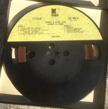 Sonny & Cher : Sonny & Cher Live  (Reel, 4tr Stereo, Album)
