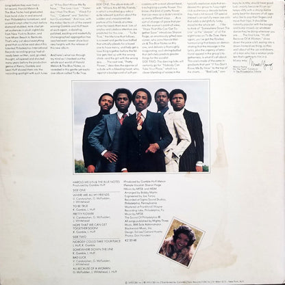 Harold Melvin And The Blue Notes Featuring Teddy Pendergrass : To Be True (LP, Album, Pit)