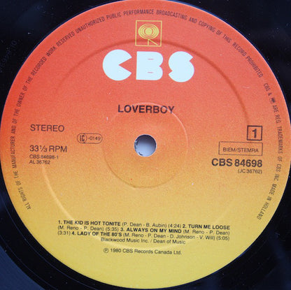 Loverboy : Loverboy (LP, Album)