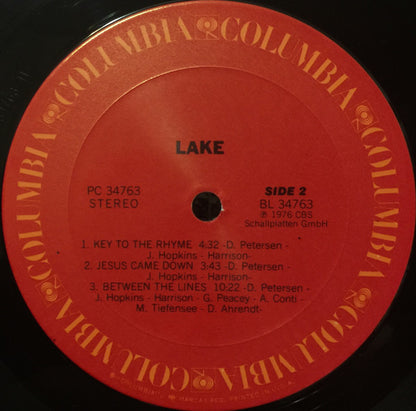 Lake (2) : Lake (LP, Album, Pit)