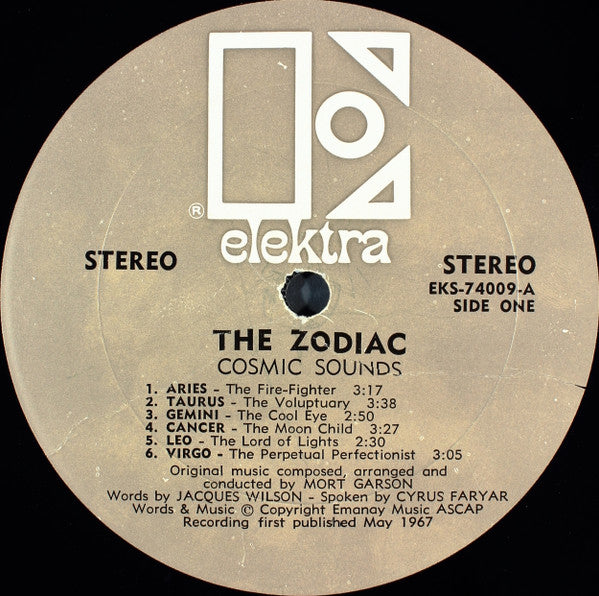 Buy The Zodiac : Cosmic Sounds (LP, Album, Abb) Online for a great