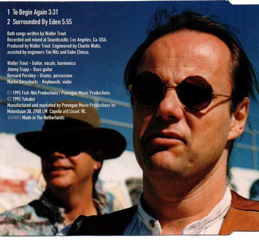 Walter Trout Band : To Begin Again (CD, Single)