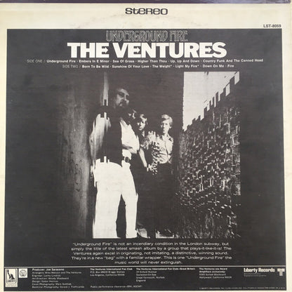The Ventures : Underground Fire (LP, Album)
