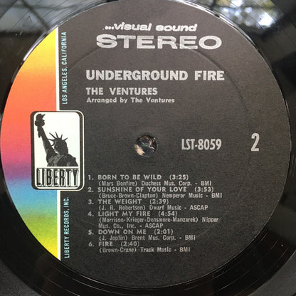 The Ventures : Underground Fire (LP, Album)