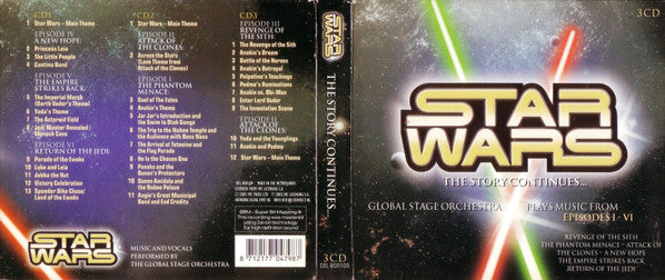 Global Stage Orchestra : Star Wars: The Story Continues... (3xCD, Album)