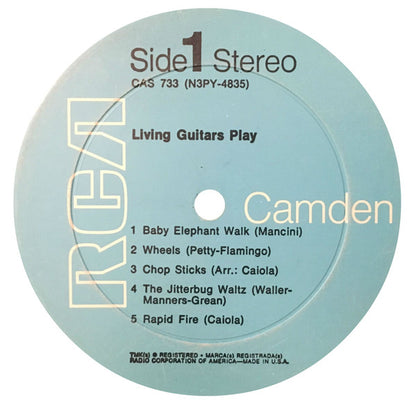 Living Guitars : Living Guitars Play (LP, Album, RE)