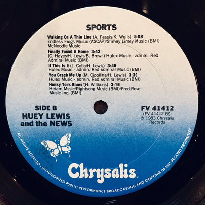 Huey Lewis And The News* : Sports (LP, Album, Club, Pit)