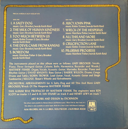 Procol Harum : A Salty Dog (LP, Album, Pit)