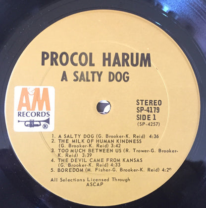 Procol Harum : A Salty Dog (LP, Album, Pit)
