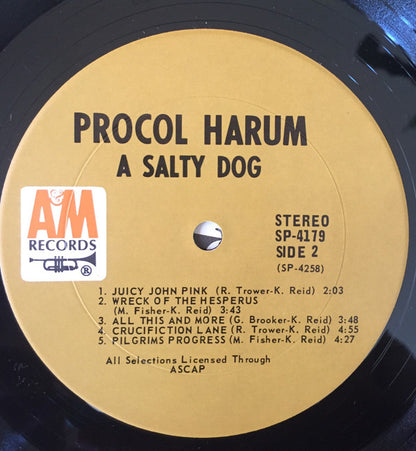 Procol Harum : A Salty Dog (LP, Album, Pit)